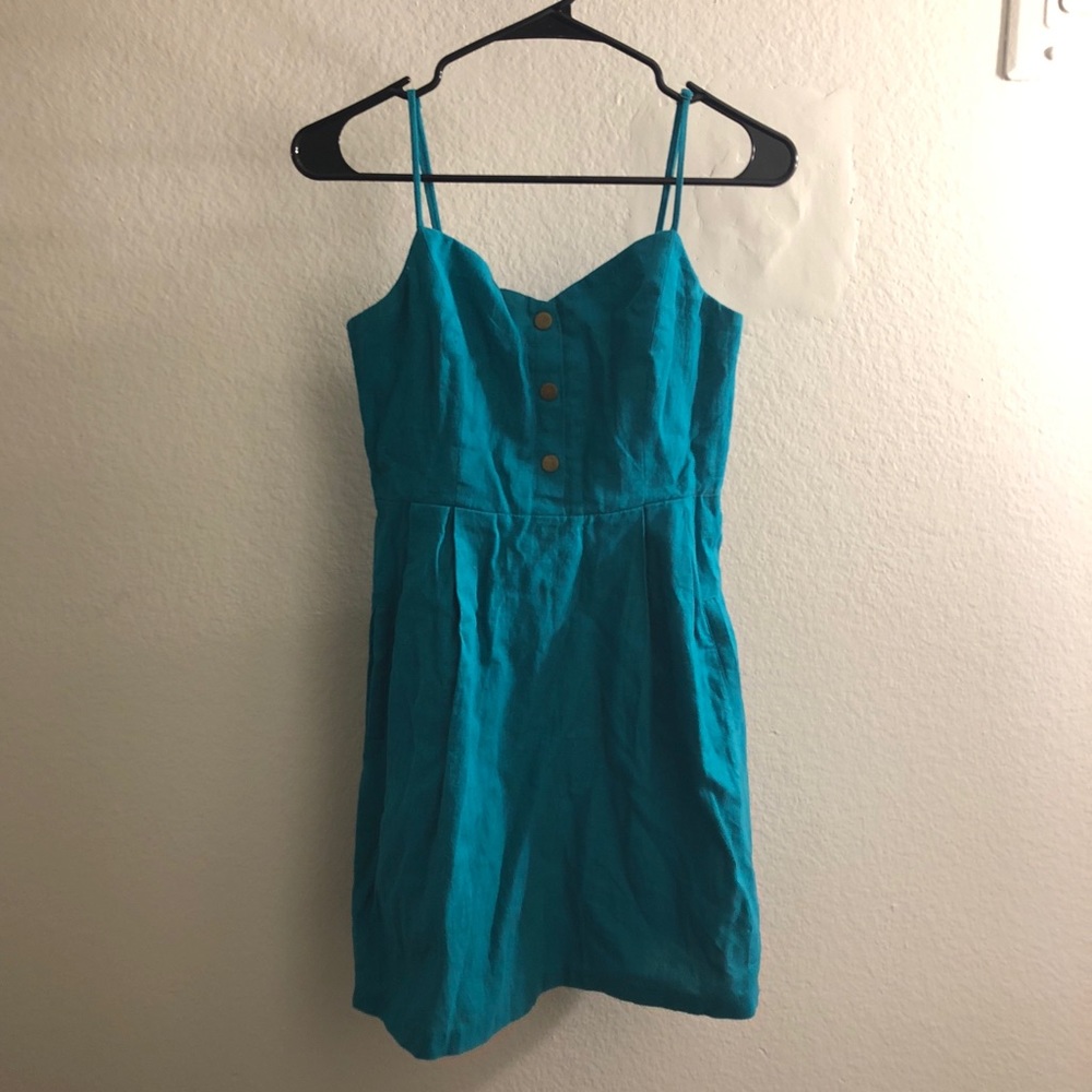 Urban Outfitters Green Sundress With POCKETS!!